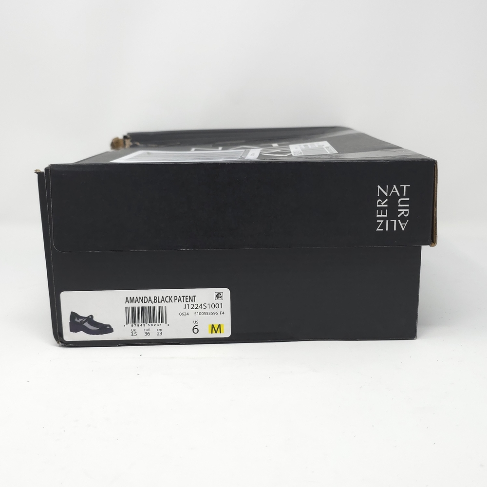 Naturalizer Amanda Black Patent Mary Jane Platform Pumps US 6 M - Picture 8 of 9